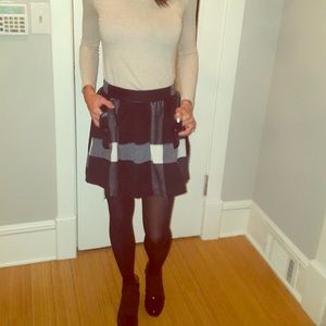 Free People Plaid Mini Skirt